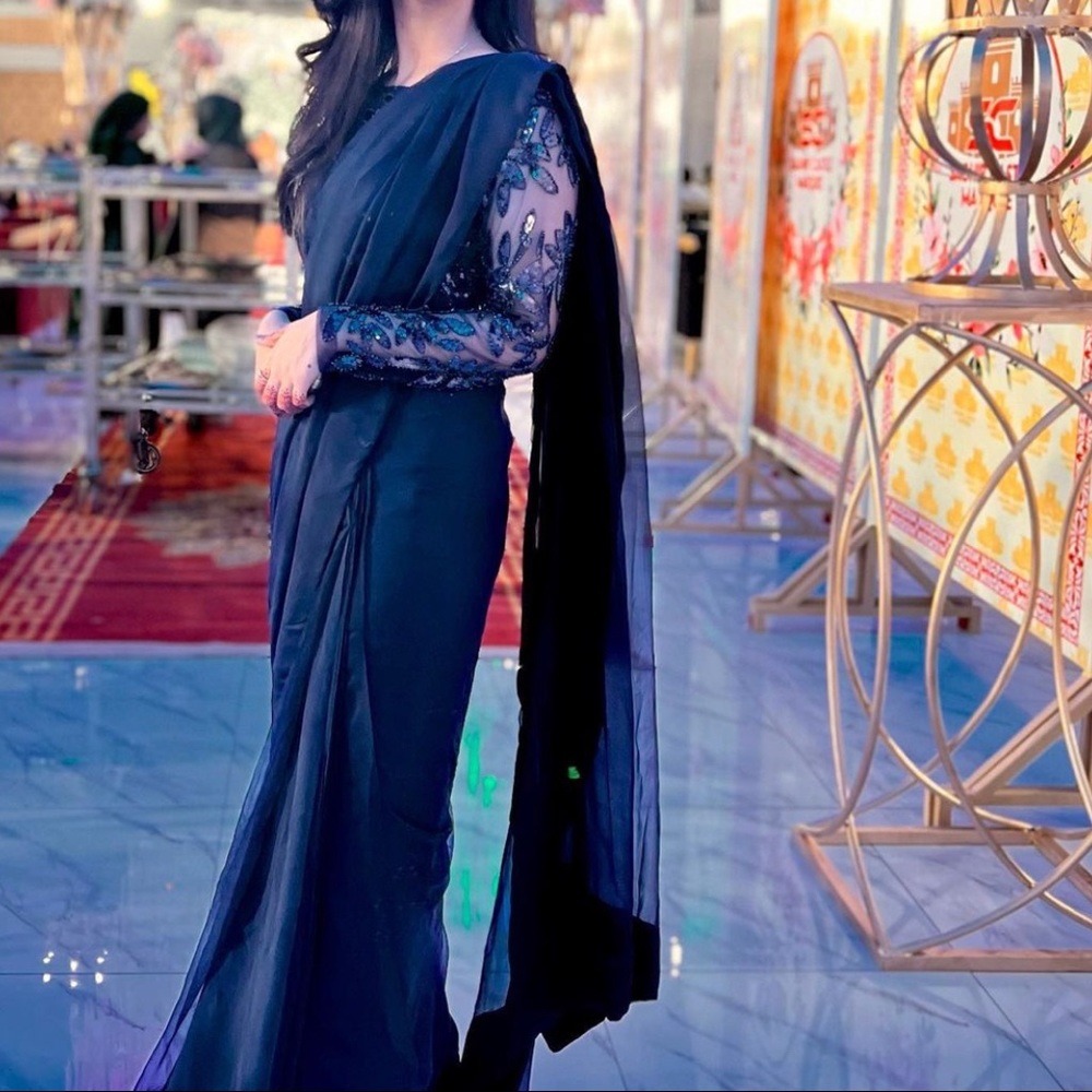 Royal Blue color saree| INDIAN WEAR